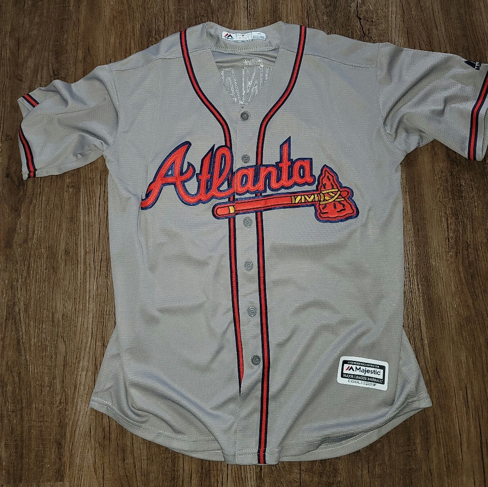 Majestic Atlanta Braves Ronald Acuna Jr. Jersey
